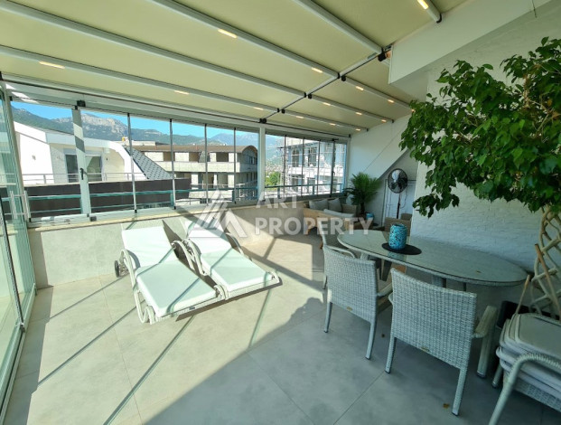 Стильный дуплекс планировки 4+1 в районе Оба,  240м2 - Ракурс 10