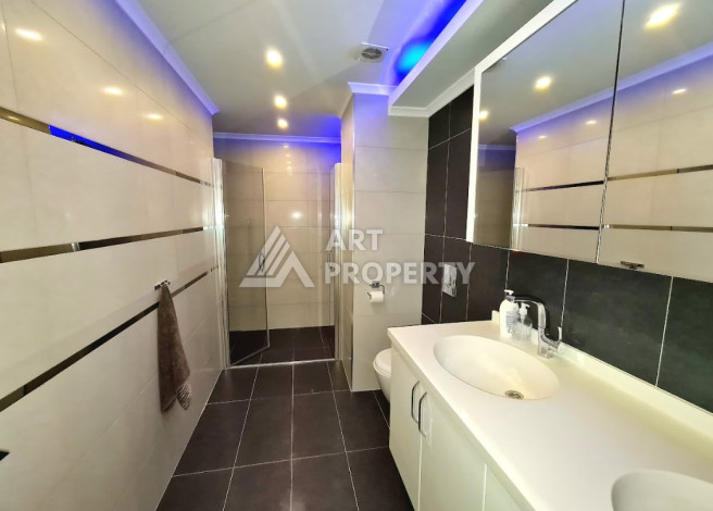 Стильный дуплекс планировки 4+1 в районе Оба,  240м2 - Ракурс 14