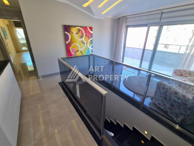 Стильный дуплекс планировки 4+1 в районе Оба,  240м2 - Ракурс 28