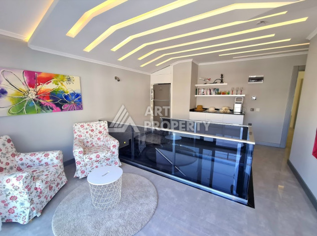 Стильный дуплекс планировки 4+1 в районе Оба,  240м2 - Ракурс 29