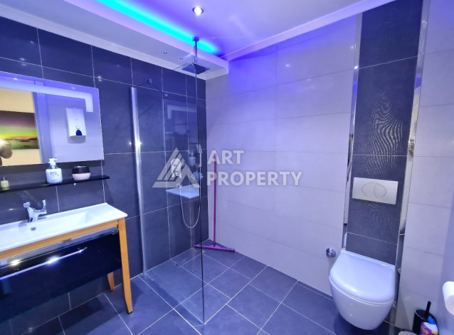 Стильный дуплекс планировки 4+1 в районе Оба,  240м2 - Ракурс 36