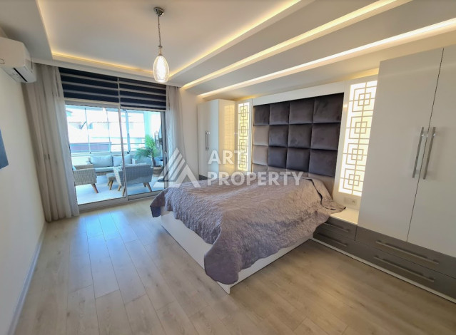 Стильный дуплекс планировки 4+1 в районе Оба,  240м2 - Ракурс 37