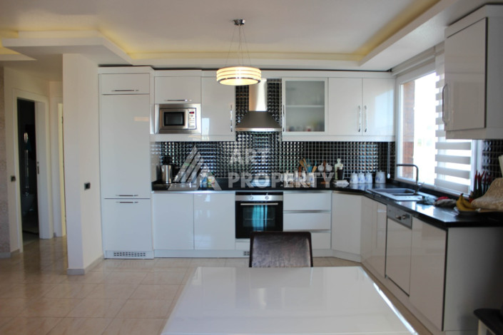 Двухуровневые апартаменты 4+1, 250м2, в благоустроенном комплексе района Оба - Ракурс 5