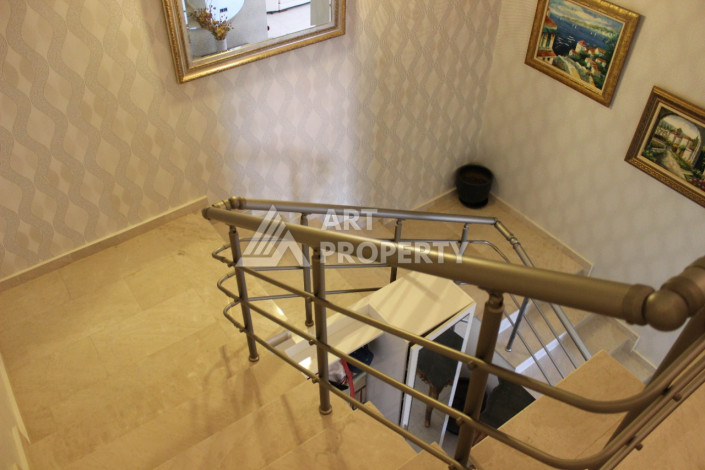 Двухуровневые апартаменты 4+1, 250м2, в благоустроенном комплексе района Оба - Ракурс 14