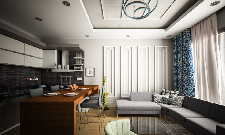 Новый жилой комплекс в Махмутлар со своим собственным пляжем, 60-110 м2 - Ракурс 12