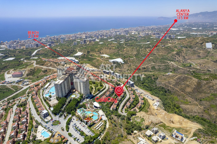 Апартаменты 1+1, 70м2, в грандиозном проекте Аланьи, в районе Каргыджак - Ракурс 23