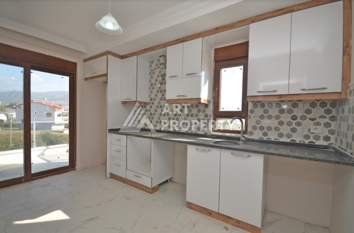 Дуплекс с потрясающим видом на горы планировки 2+1 в Газипаше, 95м2 - Ракурс 3