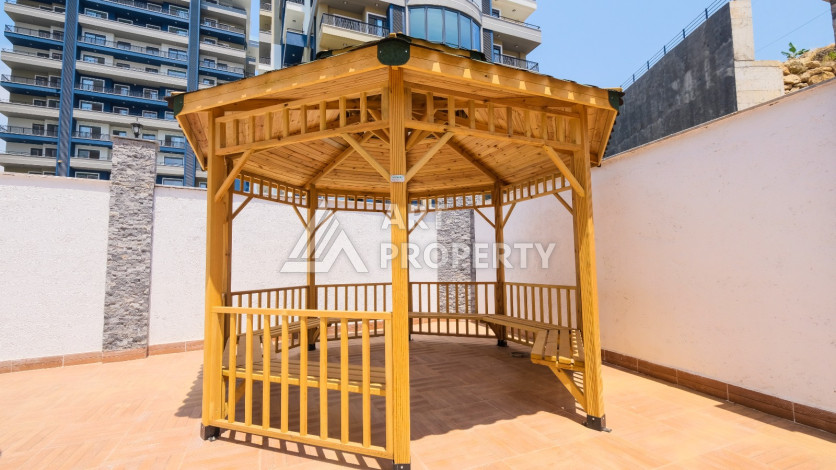 Квартира планировки 1+1 в комплексе с развитой инфраструктурой в районе Махмутлар, 55м2 - Ракурс 5