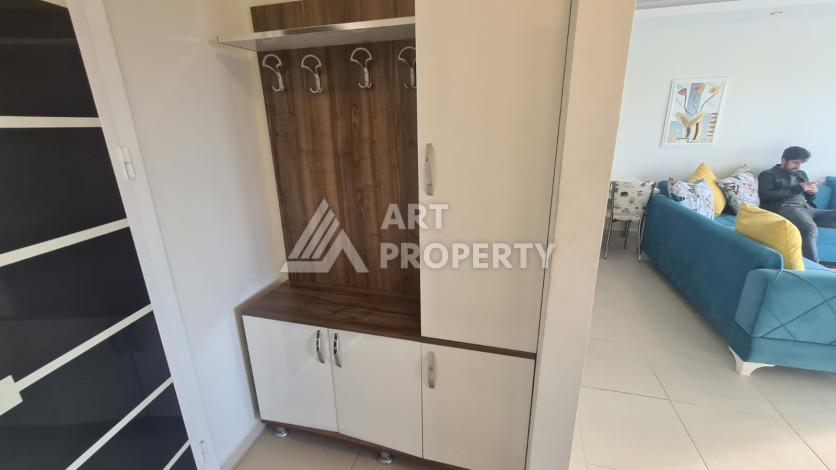 Меблированная квартира планировки 1+1 в районе Махмутлар, 70м2 - Ракурс 20