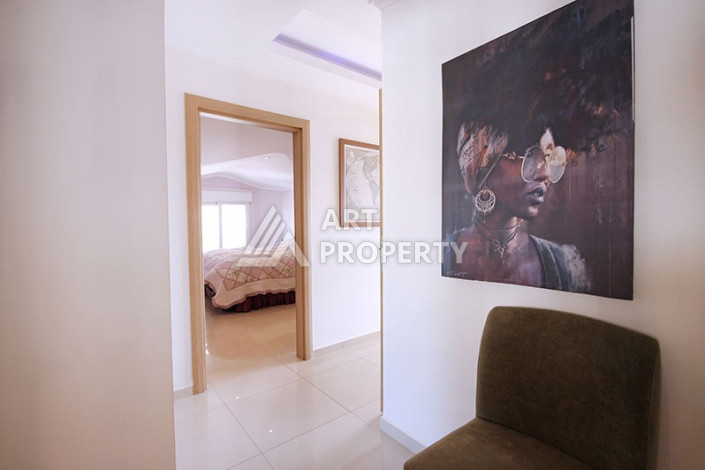 Невероятный дуплекс с видом на Средиземное море планировки 4+1 с хамамом в районе Конаклы, 300м2 - Ракурс 18