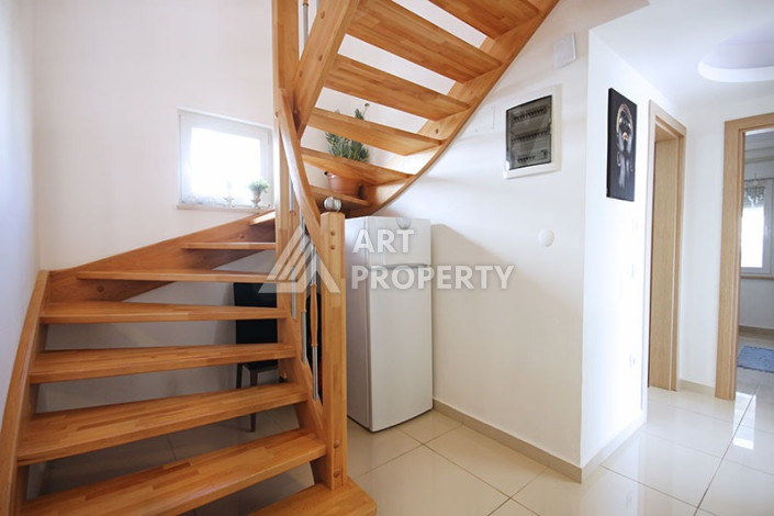 Невероятный дуплекс с видом на Средиземное море планировки 4+1 с хамамом в районе Конаклы, 300м2 - Ракурс 30