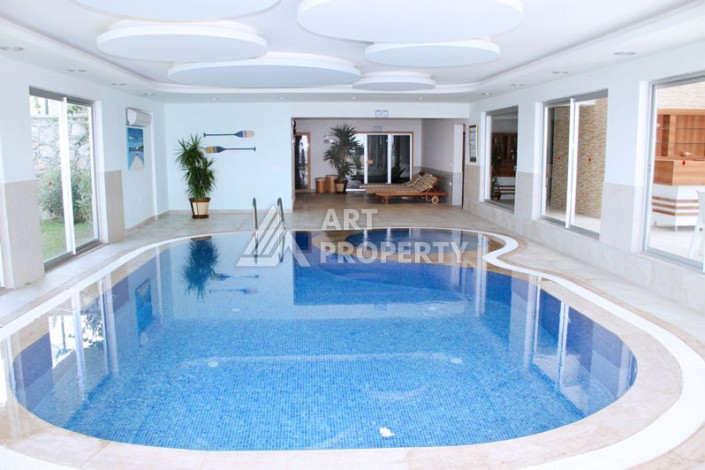 Невероятный дуплекс с видом на Средиземное море планировки 4+1 с хамамом в районе Конаклы, 300м2 - Ракурс 57