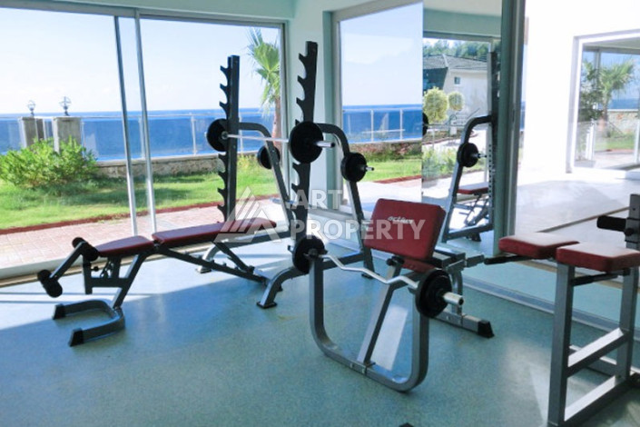 Невероятный дуплекс с видом на Средиземное море планировки 4+1 с хамамом в районе Конаклы, 300м2 - Ракурс 58