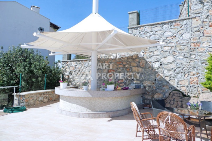 Невероятный дуплекс с видом на Средиземное море планировки 4+1 с хамамом в районе Конаклы, 300м2 - Ракурс 63