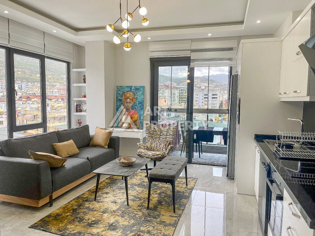 Стильные апартаменты с видом на смотровую площадку I love Alanya планировки 1+1, 56м2 - Ракурс 5