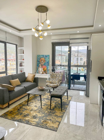 Стильные апартаменты с видом на смотровую площадку I love Alanya планировки 1+1, 56м2 - Ракурс 8