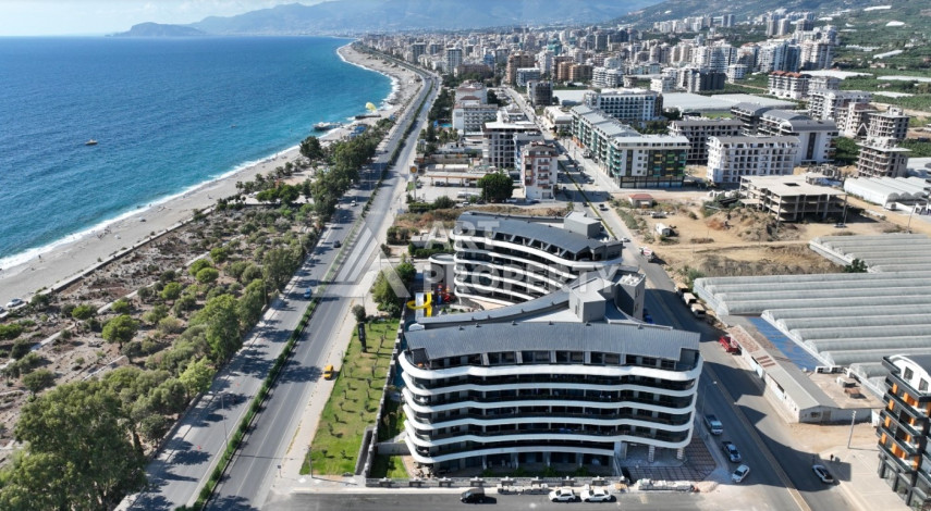 Апартаменты в комплексе класса люкс планировки 1+1 в районе Каргыджак, 62м2 - Ракурс 2