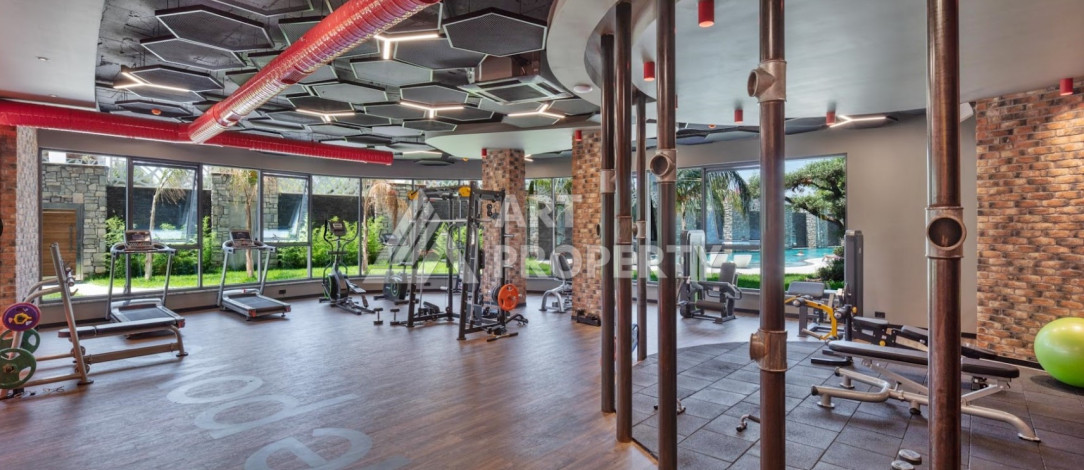 Апартаменты в комплексе класса люкс планировки 1+1 в районе Каргыджак, 62м2 - Ракурс 4