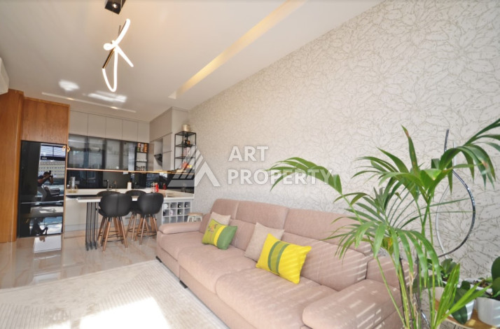 Апартаменты в комплексе класса люкс планировки 1+1 в районе Каргыджак, 62м2 - Ракурс 6