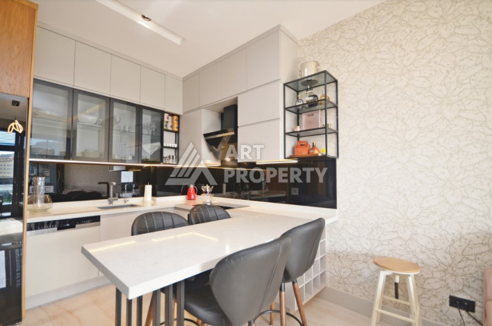 Апартаменты в комплексе класса люкс планировки 1+1 в районе Каргыджак, 62м2 - Ракурс 7