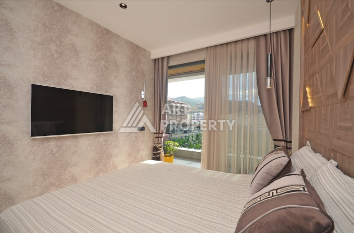 Апартаменты в комплексе класса люкс планировки 1+1 в районе Каргыджак, 62м2 - Ракурс 14