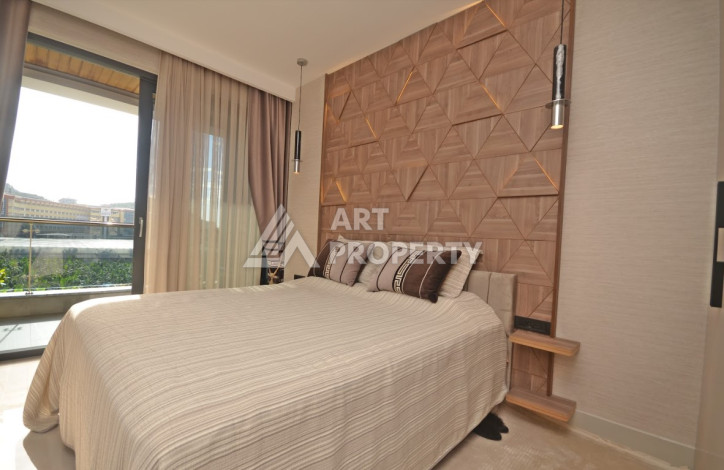 Апартаменты в комплексе класса люкс планировки 1+1 в районе Каргыджак, 62м2 - Ракурс 15