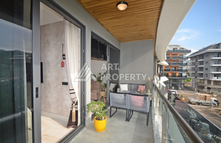 Апартаменты в комплексе класса люкс планировки 1+1 в районе Каргыджак, 62м2 - Ракурс 18