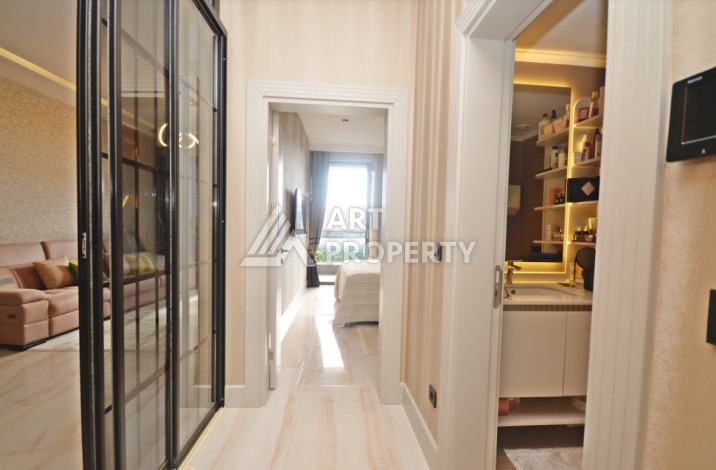 Апартаменты в комплексе класса люкс планировки 1+1 в районе Каргыджак, 62м2 - Ракурс 20