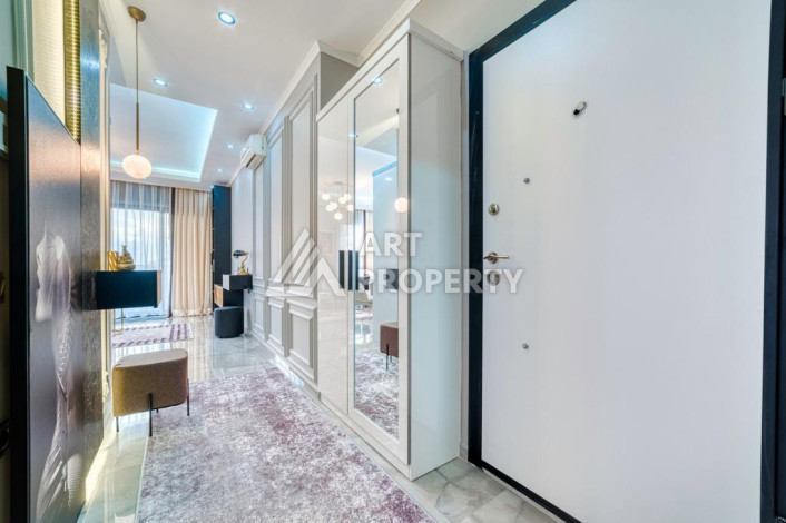 Шикарные апартаменты планировки 1+1 в районе Махмутлар, 55м2 - Ракурс 5