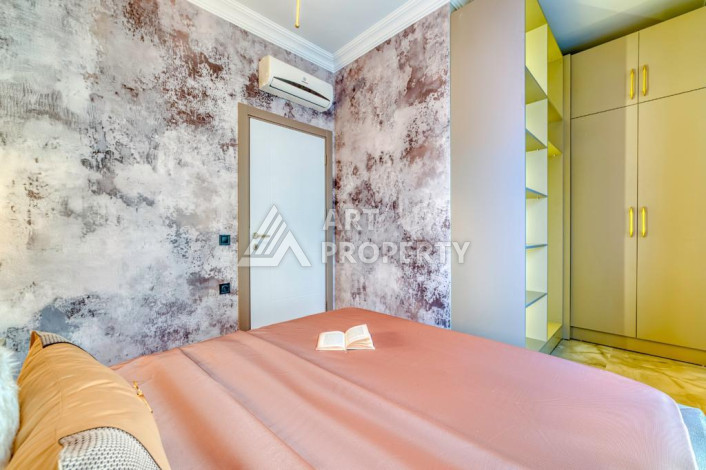 Шикарные апартаменты планировки 1+1 в районе Махмутлар, 55м2 - Ракурс 11