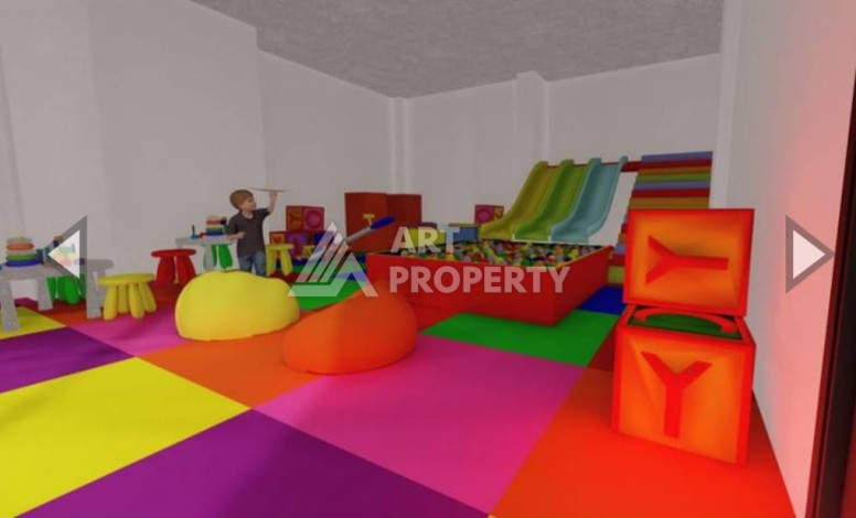 Шикарные апартаменты планировки 1+1 в районе Махмутлар, 55м2 - Ракурс 17