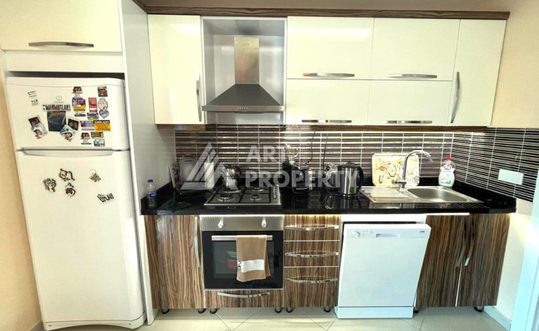 Меблированные апартаменты планировки 1+1 с большим балконом в районе Махмутлар, 60м2 - Ракурс 4