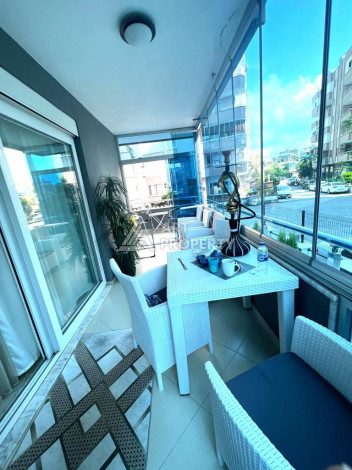 Меблированные апартаменты планировки 1+1 с большим балконом в районе Махмутлар, 60м2 - Ракурс 13