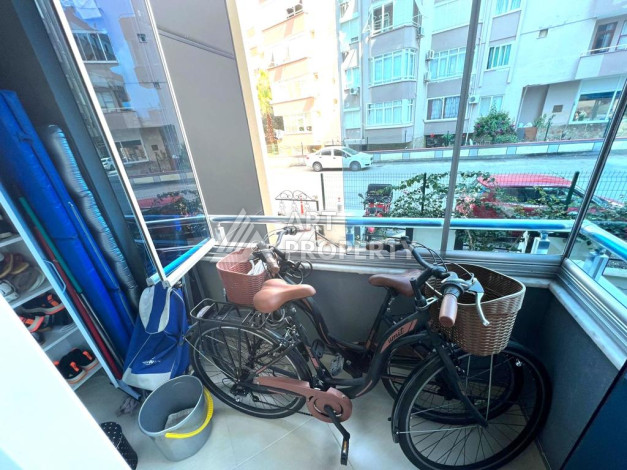 Меблированные апартаменты планировки 1+1 с большим балконом в районе Махмутлар, 60м2 - Ракурс 14