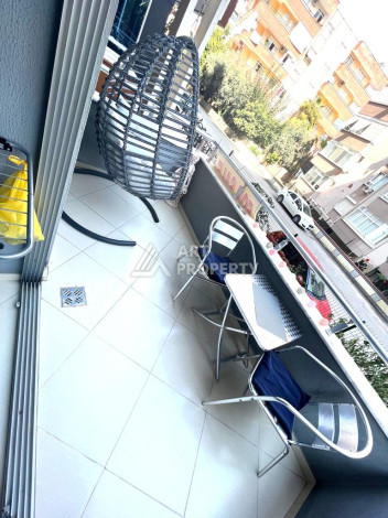 Меблированные апартаменты планировки 1+1 с большим балконом в районе Махмутлар, 60м2 - Ракурс 15