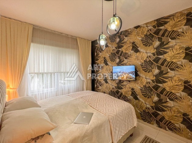 Меблированные апартаменты планировки 1+1 в районе Махмутлар, 65м2 - Ракурс 7