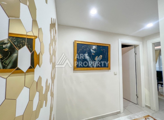 Меблированные апартаменты планировки 1+1 в районе Махмутлар, 65м2 - Ракурс 12