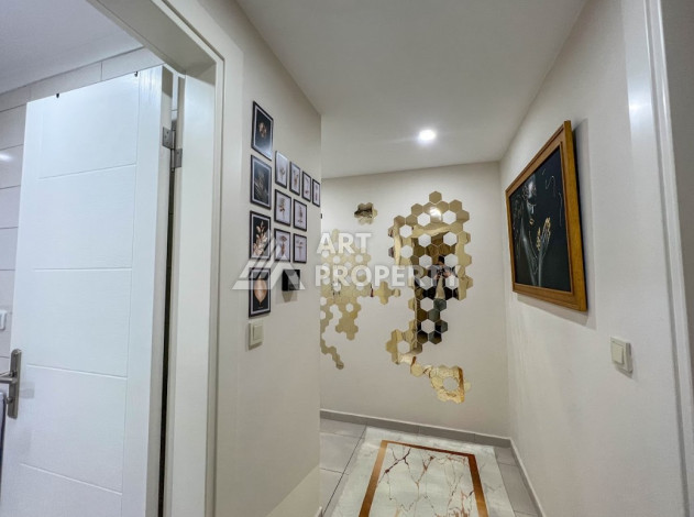 Меблированные апартаменты планировки 1+1 в районе Махмутлар, 65м2 - Ракурс 13