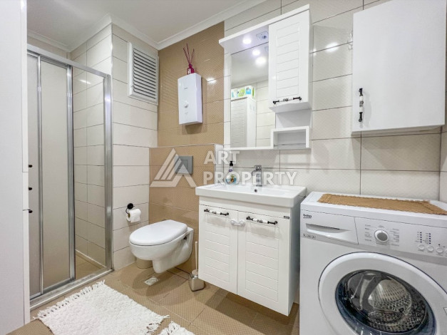 Меблированные апартаменты планировки 1+1 в районе Махмутлар, 65м2 - Ракурс 14