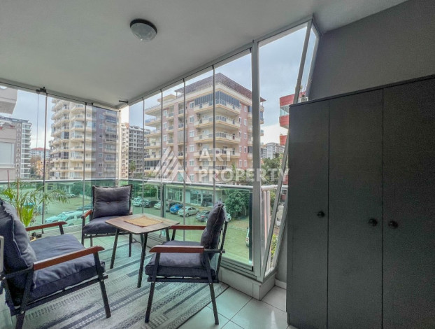 Меблированные апартаменты планировки 1+1 в районе Махмутлар, 65м2 - Ракурс 16