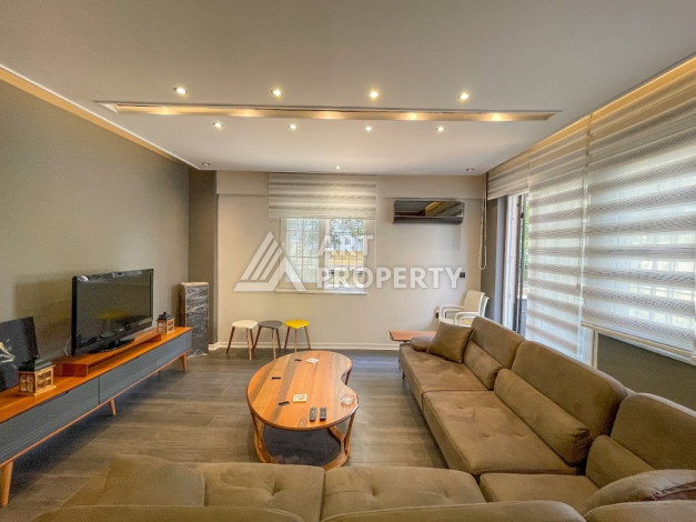 Квартира с дизайнерским ремонтом планировки 2+1 в Алании, 120м2 - Ракурс 4