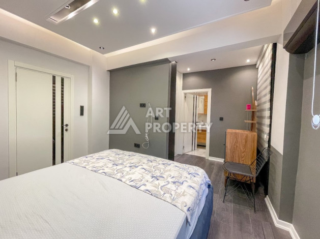 Квартира с дизайнерским ремонтом планировки 2+1 в Алании, 120м2 - Ракурс 8