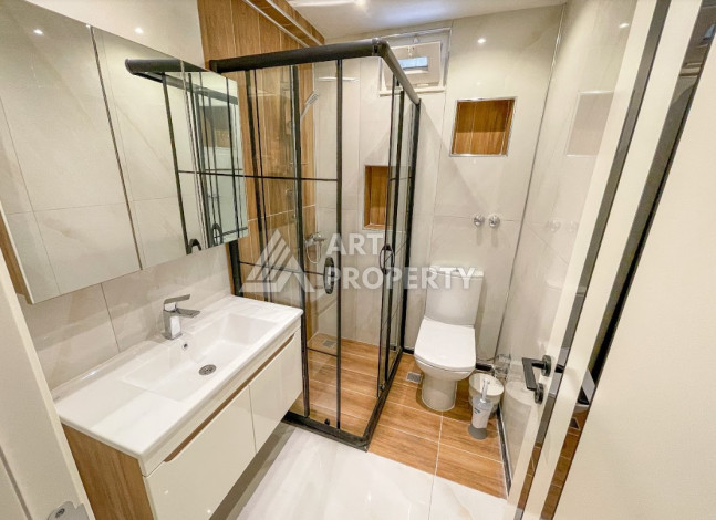 Квартира с дизайнерским ремонтом планировки 2+1 в Алании, 120м2 - Ракурс 10