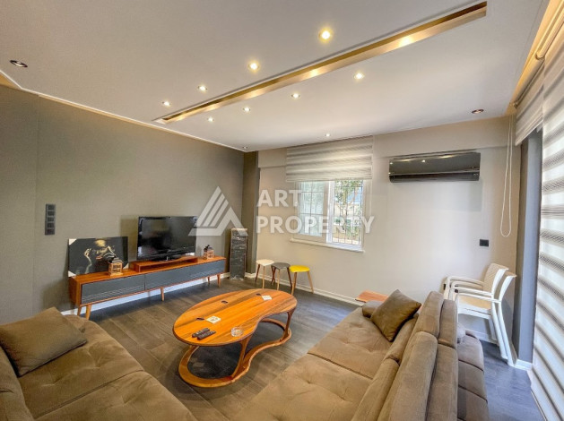 Квартира с дизайнерским ремонтом планировки 2+1 в Алании, 120м2 - Ракурс 12