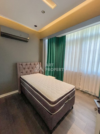 Квартира с дизайнерским ремонтом планировки 2+1 в Алании, 120м2 - Ракурс 14