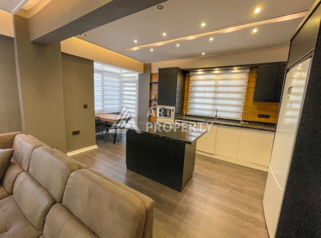 Квартира с дизайнерским ремонтом планировки 2+1 в Алании, 120м2 - Ракурс 21