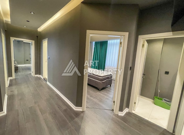 Квартира с дизайнерским ремонтом планировки 2+1 в Алании, 120м2 - Ракурс 24