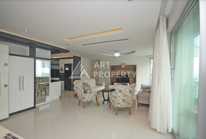 Апартаменты с видом на море планировки 2+1 в районе Каргыджак, 115м2 - Ракурс 9