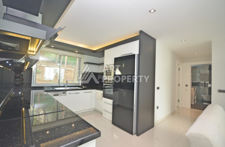 Апартаменты с видом на море планировки 2+1 в районе Каргыджак, 115м2 - Ракурс 11