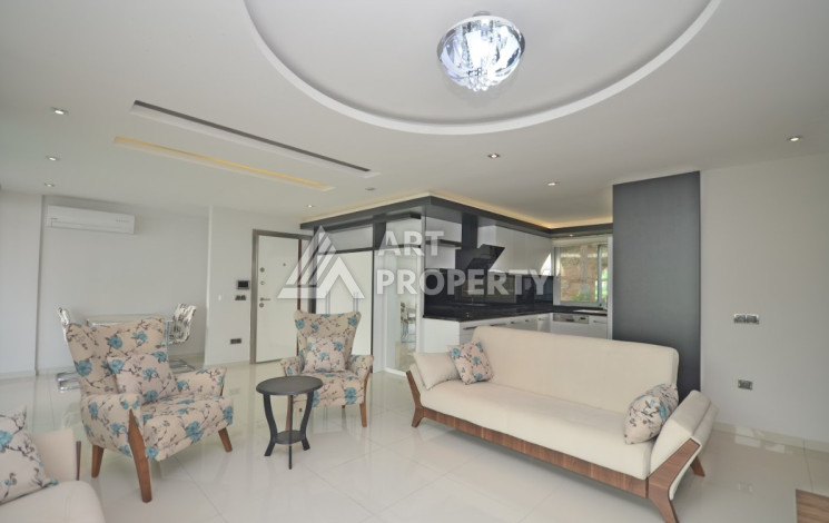 Апартаменты с видом на море планировки 2+1 в районе Каргыджак, 115м2 - Ракурс 12